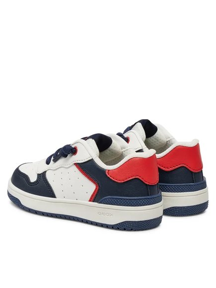 Παιδικά Παπούτσια Geox J Washiba για Αγόρια White (Μεγέθη 25-36)