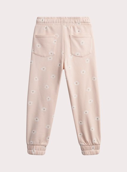 Παιδικό Παντελόνι Φόρμας για Κορίτσια Dusty Pink Daisies