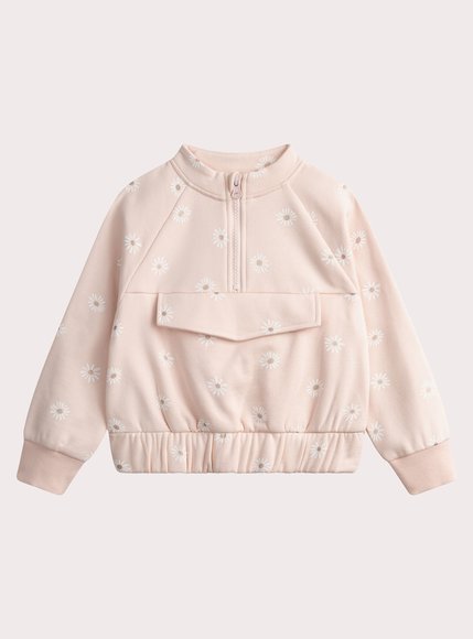 Παιδικό Φούτερ για Κορίτσια Dusty Pink Daisies