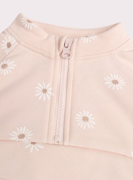 Παιδικό Φούτερ για Κορίτσια Dusty Pink Daisies