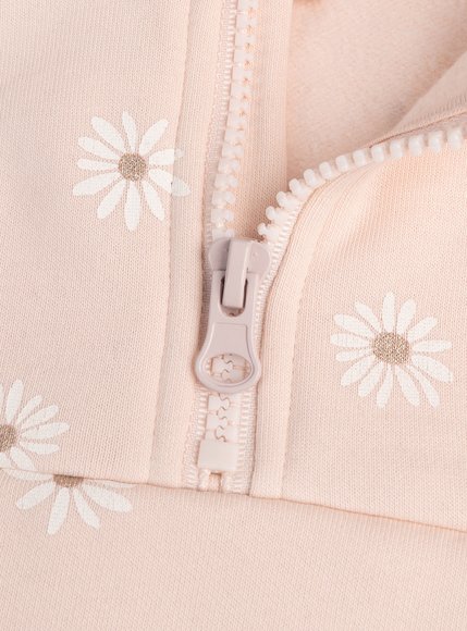 Παιδικό Φούτερ για Κορίτσια Dusty Pink Daisies