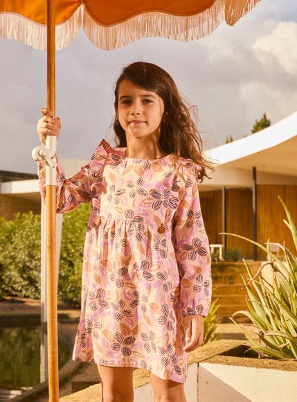 Παιδικό Φόρεμα για Κορίτσια Pale Pink Floral