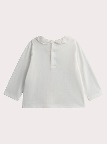Βρεφική Μπλούζα για Κορίτσια White Peach