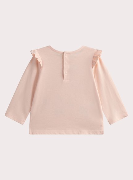 Βρεφική Μπλούζα για Κορίτσια Pale Pink Painting