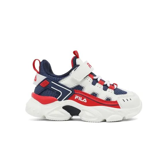 Βρεφικά Παπούτσια Fila Memory Spinel για Αγόρια White/Red (Μεγέθη 23-27)
