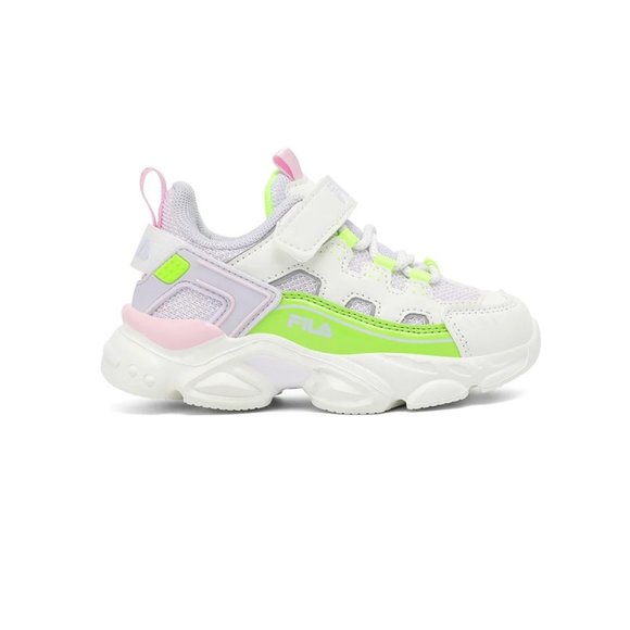Βρεφικά Παπούτσια Fila Memory Spinel για Κορίτσια White/Lilac (Μεγέθη 22-27)