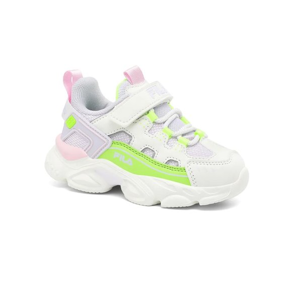 Βρεφικά Παπούτσια Fila Memory Spinel για Κορίτσια White/Lilac (Μεγέθη 22-27)