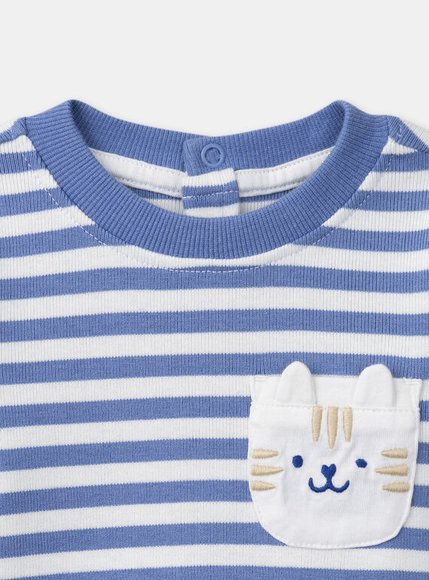 Βρεφική Μπλούζα για Αγόρια Sky Blue Rabbit