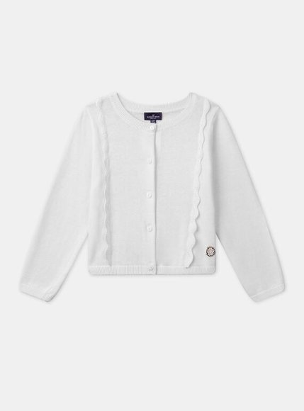 Παιδική Ζακέτα για Κορίτσια White Details