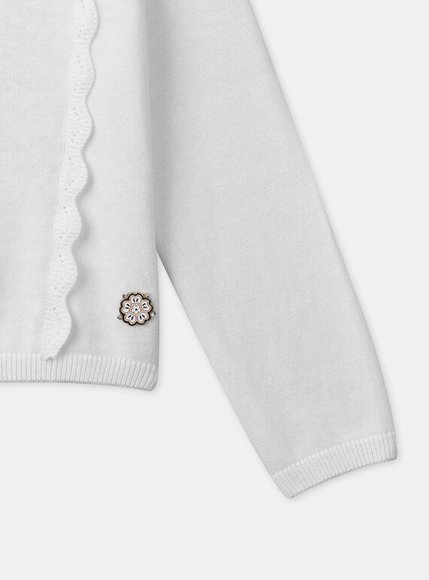 Παιδική Ζακέτα για Κορίτσια White Details
