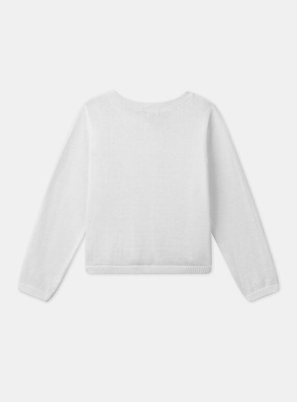 Παιδική Ζακέτα για Κορίτσια White Details
