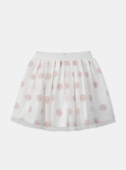 Παιδική Φούστα για Κορίτσια White Tulle