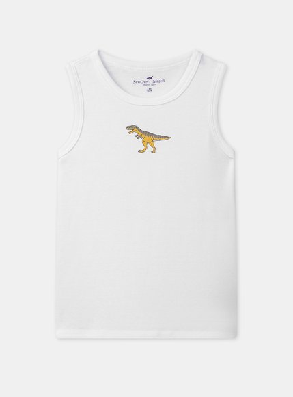 Σετ Παιδικά Φανελάκια για Αγόρια Multi Dinosaurs 2 τμχ