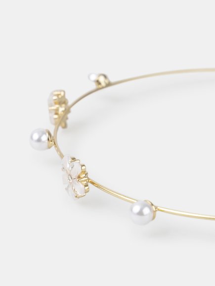 Παιδική Στέκα Μαλλιών για Κορίτσια Pearl Flowers