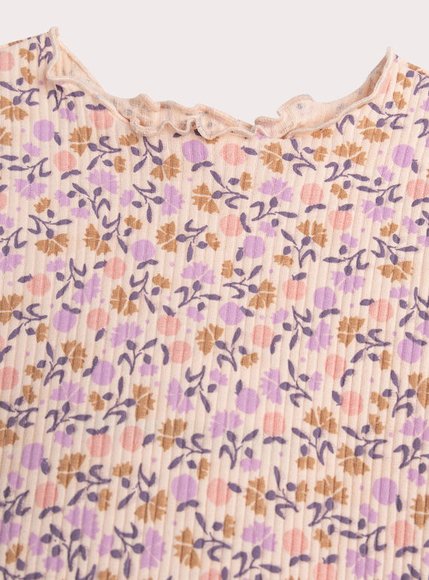 Παιδική Μπλούζα για Κορίτσια Warm Pink Floral