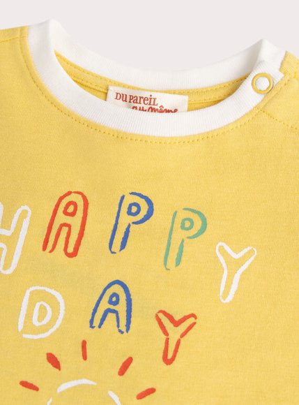 Βρεφική Μπλούζα για Αγόρια Happy Day