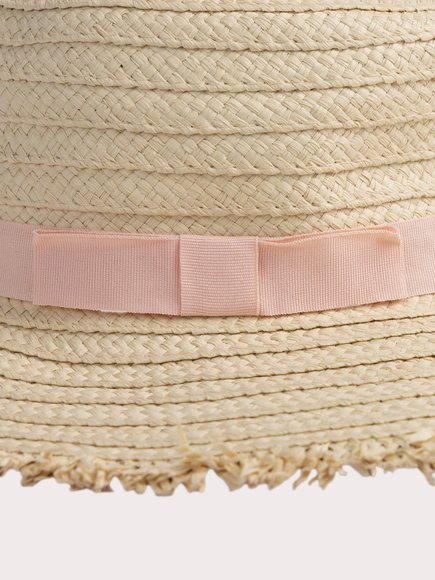 Παδικό Καπέλο για Κορίτσια Pink Straw