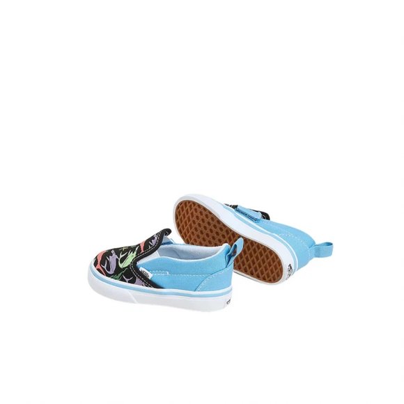 Βρεφικά Παπούτσια Vans Slip On Glow Sharks για Αγόρια Blue (Μεγέθη 21-26)