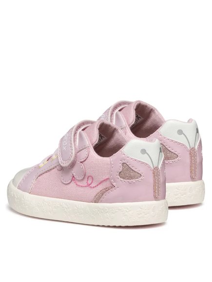 Βρεφικά Παπούτσια Geox Gisli για Κορίτσια Pink Flowers (Μεγέθη 21-27) - ΡΟΖ φωτογραφία