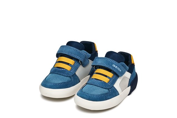 Βρεφικά Παπούτσια Geox Gisli Bungee για Αγόρια Blue (Μεγέθη 21-27)