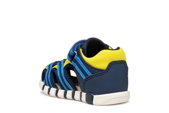Βρεφικά Παπούτσια Geox Iupidoo για Αγόρια Navy/Fluo Yellow (Μεγέθη 20-25)
