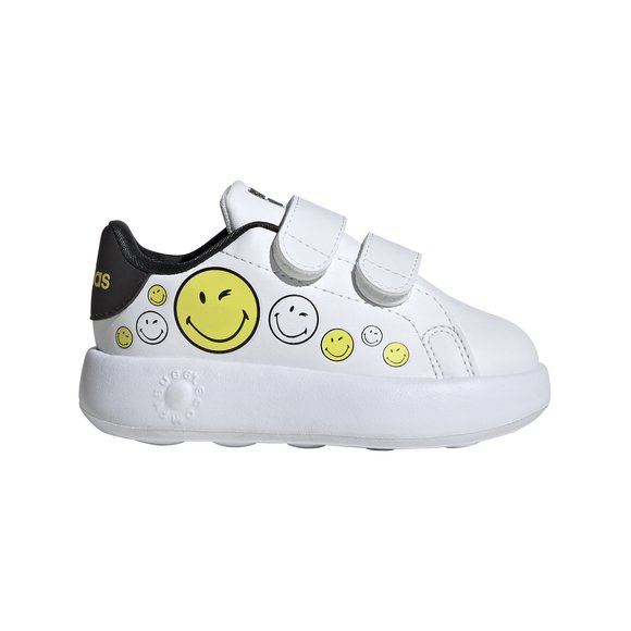 Βρεφικά Παπούτσια Adidas Advantage Unisex Smiley (Μεγέθη 19-27) – ΛΕΥΚΟ