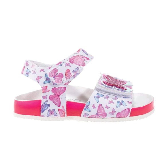 LELLI KELLY Παιδικά Πέδιλα Lelli Kelly για Κορίτσια Fuchsia Butterflies (Μεγέθη 24-35) - ΚΟΚΚΙΝΟ