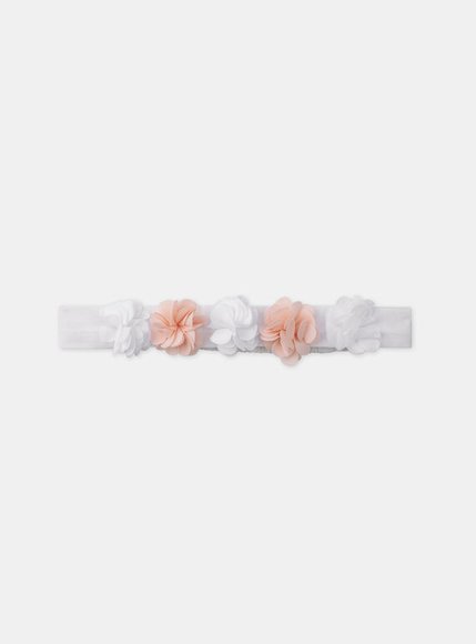 SERGENT MAJOR Βρεφική Κορδέλα για Κορίτσια Delicate Bouquet - ΛΕΥΚΟ
