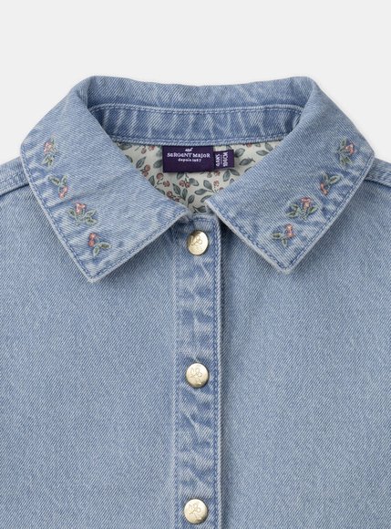 Παιδικό Μπουφάν για Κορίτσια Denim Blossoms