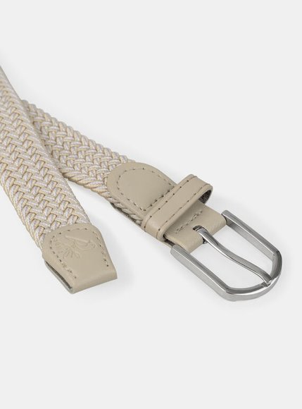 Παιδική Ζώνη για Αγόρια Beige Braided