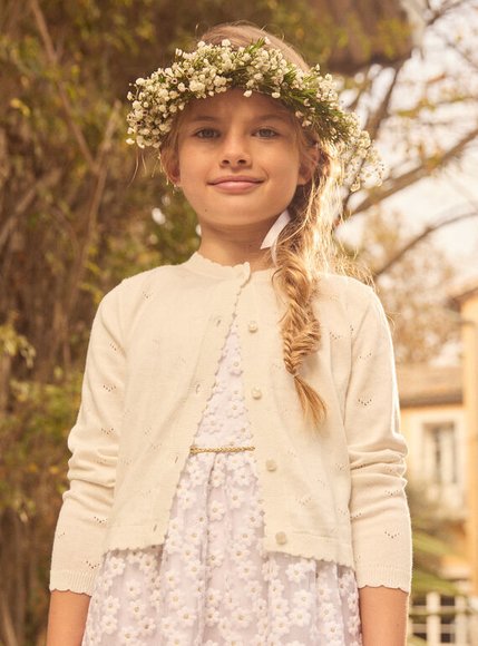 Παιδική Ζακέτα για Κορίτσια White Ways