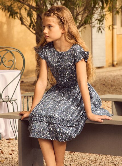 Παιδικό Φόρεμα για Κορίτσια Navy Spring