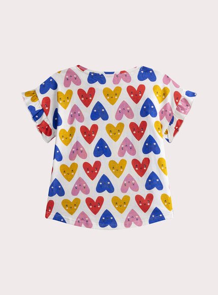 Παιδική Μπλούζα για Κορίτσια Hearts on Hearts