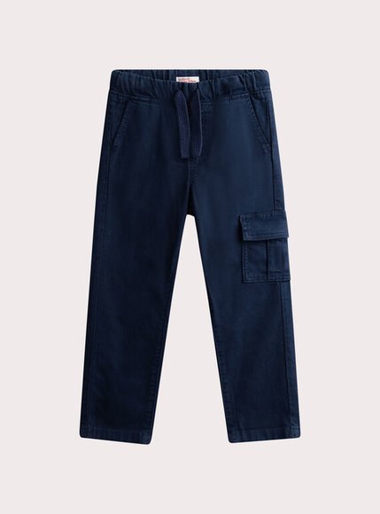 Παιδικό Παντελόνι για Αγόρια Navy Cargo Look