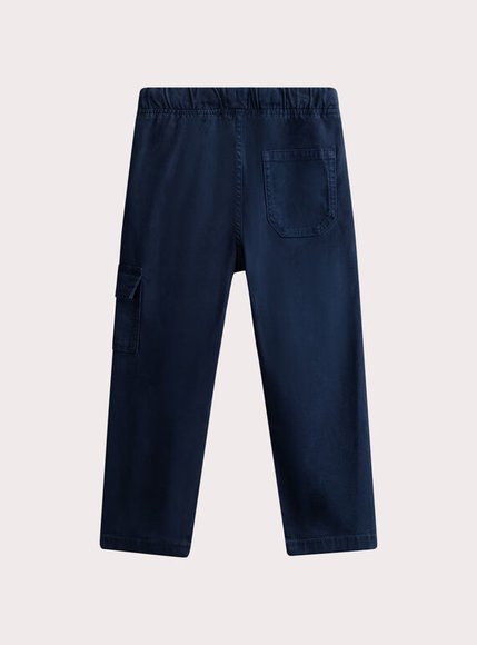 Παιδικό Παντελόνι για Αγόρια Navy Cargo Look