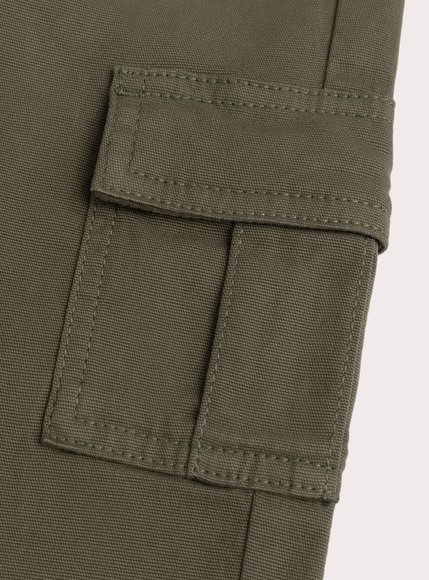 Παιδικό Παντελόνι για Αγόρια Chaki Cargo Look