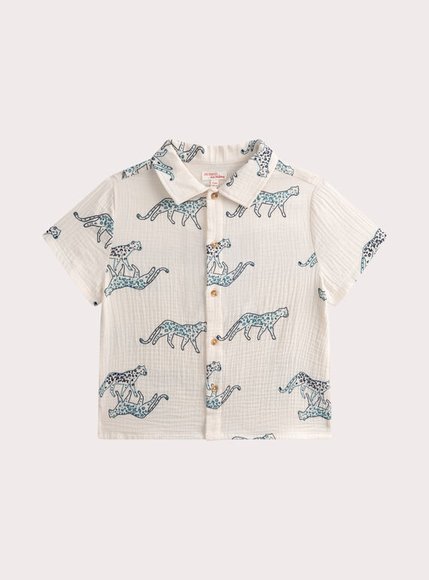 Παιδικό Πουκάμισο για Αγόρια Off White Safari