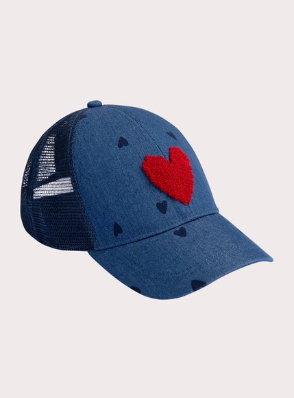 Παιδικό Καπέλο για Κορίτσια Denim Heart