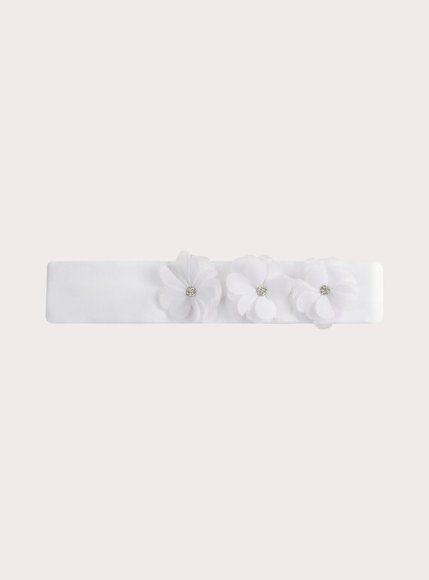 Βρεφική Κορδέλα για Κορίτσια White Dainty
