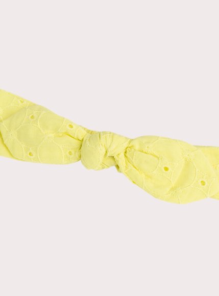 Βρεφική Κορδέλα για Κορίτσια Yellow Bow