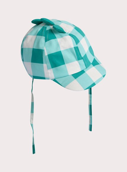 Βρεφικό Καπέλο για Αγόρια Turquoise Plaid