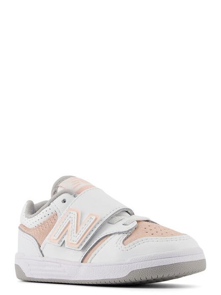Βρεφικά Παπούτσια New Balance 480 για Κορίτσια Baby Pink/White (Μεγέθη 20-27,5) - ΛΕΥΚΟ φωτογραφία