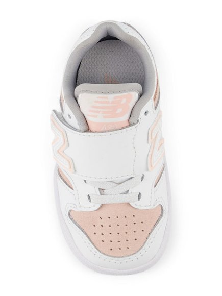 Βρεφικά Παπούτσια New Balance 480 για Κορίτσια Baby Pink/White (Μεγέθη 20-27,5) - ΛΕΥΚΟ φωτογραφία