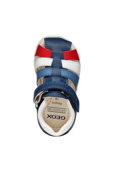 Βρεφικά Παπούτσια Geox Macchia για Αγόρια Blue/Red (Μεγέθη 20-26)