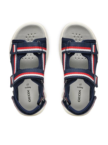 Παιδικά Σανδάλια Geox Airadyum για Αγόρια Navy/Red (Μεγέθη 28-36)