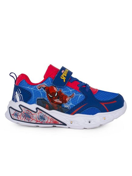Παιδικά Παπούτσια Disney για Αγόρια Blue/Red Spiderman (Μεγέθη 25-33)