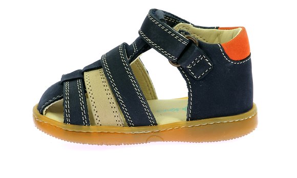 Βρεφικά Παπούτσια Kickers Kick Pod για Αγόρια Navy/Beige (Μεγέθη 20-26)