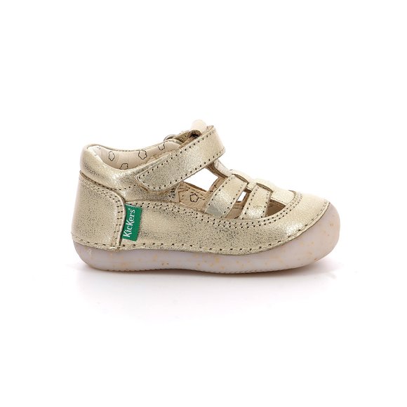 Βρεφικά Παπούτσια Kickers Sushy για Κορίτσια Beige Champagne (Μεγέθη 19-22)