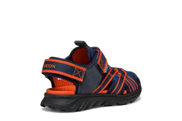 Παιδικά Σανδάλια Geox Airadyum για Αγόρια Navy/Red (Μεγέθη 28-36)