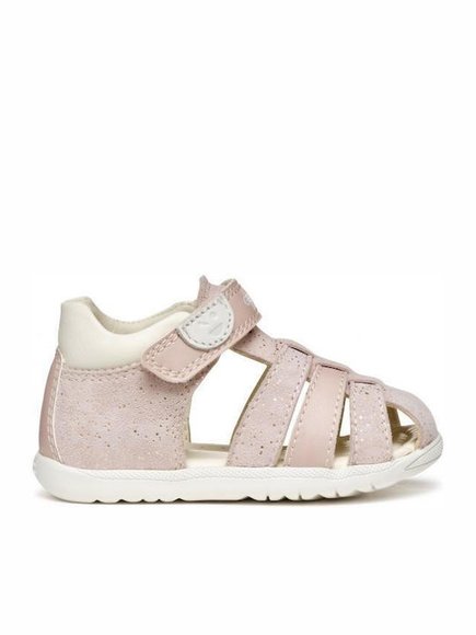 Βρεφικά Παπούτσια Geox Macchia για Κορίτσια Pink Sparkles (Μεγέθη 19-26)